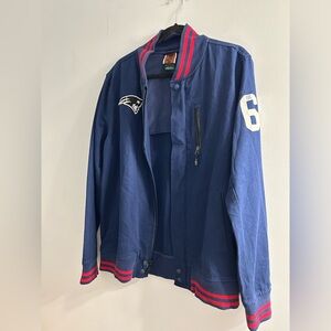 Vintage Nike NFL New England Patriots 60 Football Varsity Jacket Mens